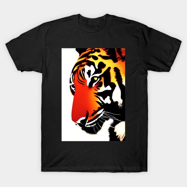 Majestic Tiger T-Shirt by LefTEE Designs